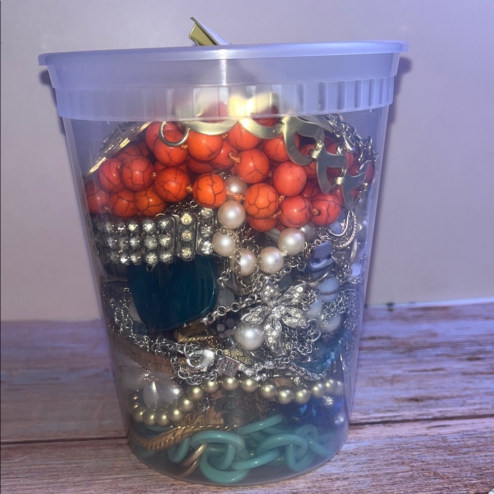 Assorted Mystery Jewelry Collection in Clear Container - Picture 4 of 6